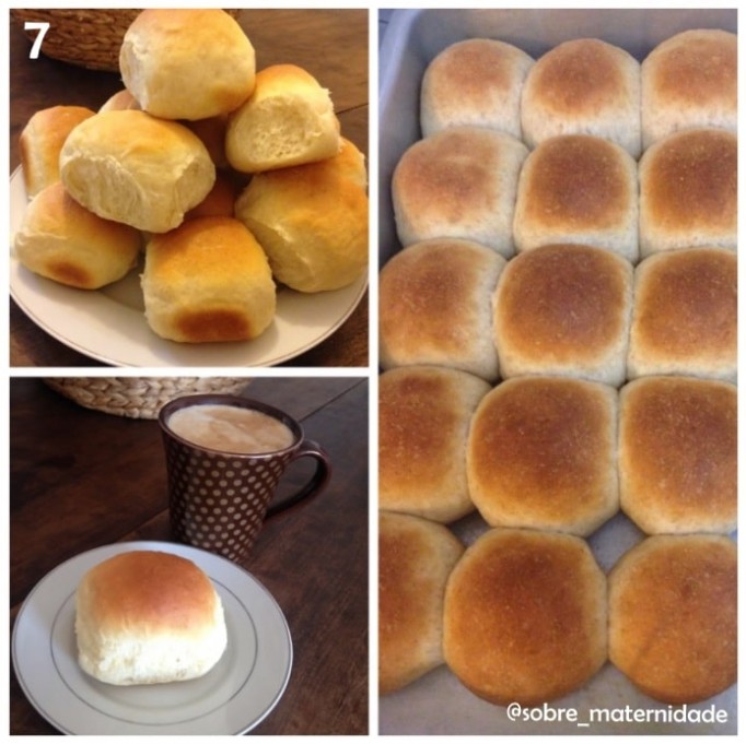 Receita de pão de leite caseiro