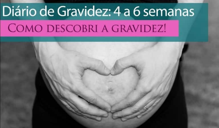 Diário de Gravidez: 4 a 6 semanas – Como descobri que estava grávida!