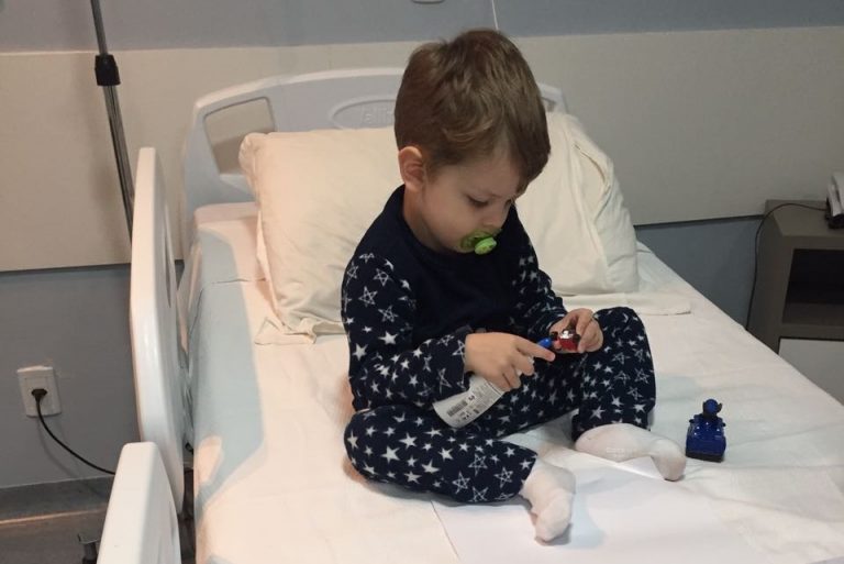A primeira vez no hospital!